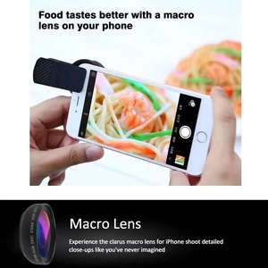 Kit di Lenti Universali da 37mm per Cellulari Obiettivo Ultra Grandangolare 0.45x e Obiettivo Ultra Macro 12.5x HD per <span class=keywords><strong>iPhone</strong></span> e Xiaomi - Product Image 5