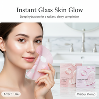 Masque Visage Bio Collagène FKY Private Label Effet Peau de Verre Éclatante au PDRN de Saumon – Produits Coréens de Soin de la Peau en Gros