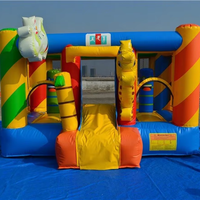 Château gonflable portable à thème sportif, populaire, ignifuge, imperméable, en PVC, certifié CE