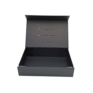 Luxury Custom Embossed Folding <b>Wedding</b> Bridesmaid Cajas Personalizadas Collapsible <b>Gift</b> <b>Boxes</b> with Magnetic Lid - Product Image 5