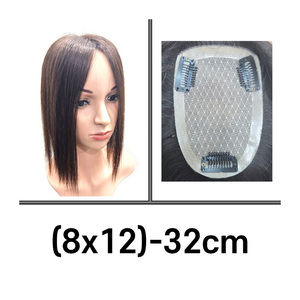 Pelucas para Mujer Cosmo en Corea Premium (8x12)-12 Pulgadas, Peluca de Cabello Humano de Aspecto Natural, Textura Lisa y Suave, Uso Diario, Transpirable - Product Image 2