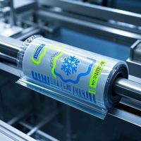 Rouleau de film alimentaire laminé thermoscellable imprimé sur mesure pour emballage de snacks, barres chocolatées, aliments surgelés, biscuits – Haute transparence, finition brillante
