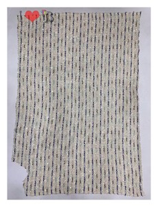 Streifen gefütterte Pailletten stickerei auf speziellem Netz spitzens toff für schönes Damen bekleidung - Product Image 3