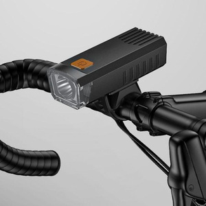 Bicycle Light Super Bright 1800MA Type C Fast Charge <b>Night</b> Riding Mountain <b>Road</b> Bike With Straps Black - Product Image 2