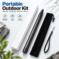 Perche à selfie invisible en fibre de carbone 3M personnalisée, extension de 118 pouces, support 1/4 pour Insta360 X5 X4 DJI Osmo GoPro Action Camera
