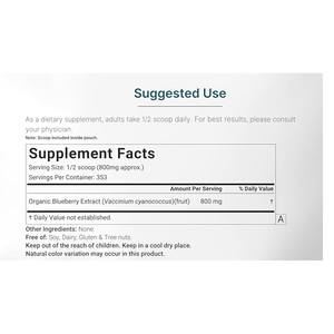 Không có đường & phụ gia bột đông khô hỗ trợ tùy biến tư nhân hữu cơ Blueberry chiết xuất bột - Product Image 3