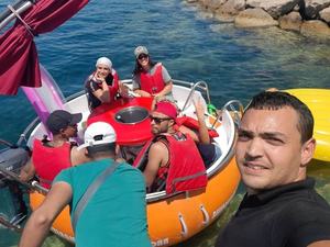 Bateau Donut BBQ de Haute Qualité <span class=keywords><strong>en</strong></span> LLDPE pour 6 Personnes Fabriqué <span class=keywords><strong>en</strong></span> Chine Loisirs <span class=keywords><strong>Vacances</strong></span> Location Dîner <span class=keywords><strong>en</strong></span> <span class=keywords><strong>Famille</strong></span> Barbecue Grill Four Bateau - Product Image 4