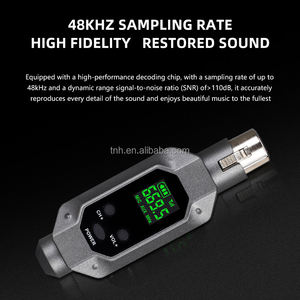 TNH um-u1 UHF kablosuz ses alıcı sistemi Mic adaptörü XLR verici ve alıcı için kablolu dinamik mikrofon 48v - Product Image 2