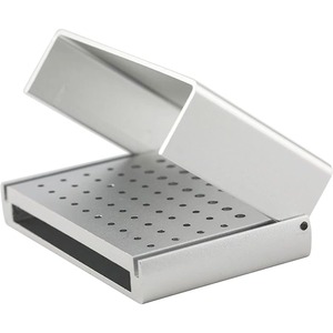 Soporte de aleación de aluminio para fresas, organizador de fresas para autoclave con 58 orificios, caja autoclavable para limas de aguja - Product Image 4