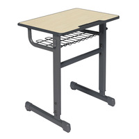 Chaise de bureau simple réglable en hauteur moderne d'école de bureau en métal et de table pour la classe