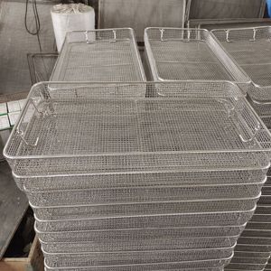 Fabricants Panier de désinfection en acier inoxydable <span class=keywords><strong>40</strong></span> 50 cm personnalisé Panier pour dispositifs médicaux - Product Image 4