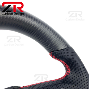 Volante Deportivo de Fibra de Carbono Mate Personalizado para <span class=keywords><strong>Audi</strong></span> Serie Q <span class=keywords><strong>S</strong></span> RS S3 Q3 Q5 Q8 Q7 SQ5 RS3 S5 RS5 2016-2024 - Product Image 2