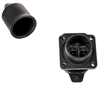 Prise de remorque étanche 3 broches, connecteur de remorque 3 pôles, prise 12 V 3 broches, compatible avec les remorques aux normes européennes