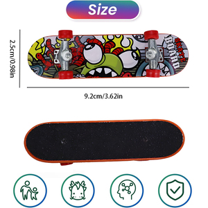 Mini-skateboards pour enfants, fingerboards, jouets pour doigts, cadeaux pour enfants, skateurs de doigts - Product Image 3