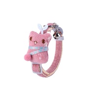 Collier de collier de chat mignon de grande valeur accessoire en polyester doux durable avec des rubans durables solides pour petits arbres pour chiens chats