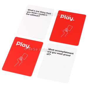 Full Color Cheap <strong>Custom</strong> <strong>Card</strong> Game Create Rigid Boxes Packaging <strong>Card</strong> Decks <strong>Printing</strong> Services - Product Image 6
