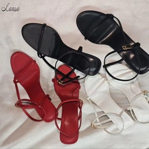 <span class=keywords><strong>Sandali</strong></span> con <span class=keywords><strong>Tacco</strong></span> Alto a Stiletto da Donna 2025: Ultimi Modelli Eleganti e Sexy con Cinturino Sottile Incrociato e Punta Aperta, Chiusura alla Caviglia, Ideali per l'Estate - Product Image 4