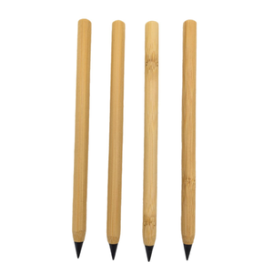 Venta al por Mayor de Lápices Eternos de Bambú con Logotipo Personalizado, Sin Necesidad de Sacapuntas, Ecológicos, Impresión UV Negra, Regalo para Oficina y Escuela - Product Image 4