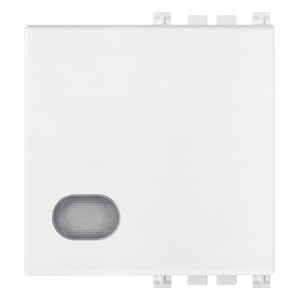 Push <b>Button</b> Switch With White Diffuser 4.4 X 4.9 X 2.2 Cm For Indoor Use - Product Image 1