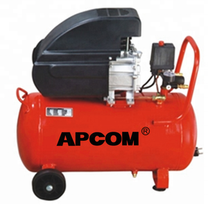 Mini Compresor de Aire de Pistón de Accionamiento Directo con Ruedas, Compresor de Aire Lubricado por Aceite, Tanque de 9L-100L - Product Image 5