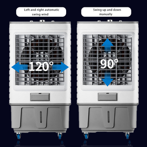 เครื่องปรับอากาศแบบระเหยน้ำพกพาสำหรับอุตสาหกรรมและครัวเรือน 220V พร้อมรีโมทคอนโทรล พัดลมทำความเย็น ใช้ได้ในรถยนต์ ภายนอกอาคาร โรงแรม ราคาประหยัด - Product Image 3
