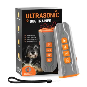 Dispositivo DE CONTROL DE ladridos para detener ladridos, repelente de perros ultrasónico LED para disuadir ladridos