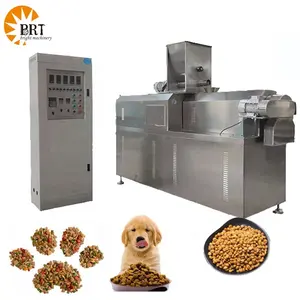 produktionslinie für die verarbeitung von trockenen hundefuttermitteln haustier hundfuttermittel pelletmaschine anlage hat einen automatischen herstellungs-extruder
