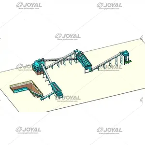 Joyal Doppel walze Pellet presse Trocken extrusion walzen granulator/Misch dünger Produktions linie Ausrüstung Maschinen