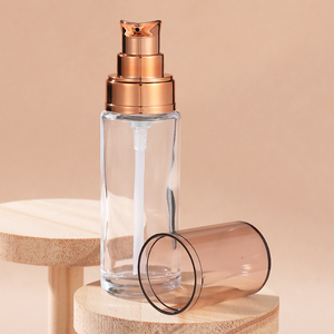 30ml Transparent Liquid <b>Foundation</b> Glass Bottle Packaging Bottle for Liquid <b>Foundation</b> with Pump - Product Image 4