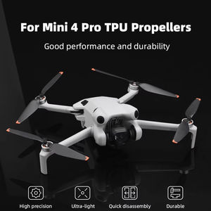 KAMPHO <span class=keywords><strong>2</strong></span> pares de hélices de TPU de <span class=keywords><strong>peso</strong></span> ligero, piezas de accesorios, hélices con tornillo y destornillador para <span class=keywords><strong>DJI</strong></span> 4 Pro <span class=keywords><strong>Mini</strong></span> <span class=keywords><strong>Drone</strong></span> - Product Image 2