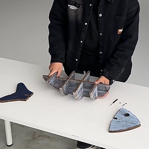 <strong>French</strong> Country Paulownia Wood Fish Fillet <strong>Shelf</strong> Kitchen &amp; Bathroom Wall Decorative Hanging <strong>Shelf</strong> Birthday Gift - Product Image 4