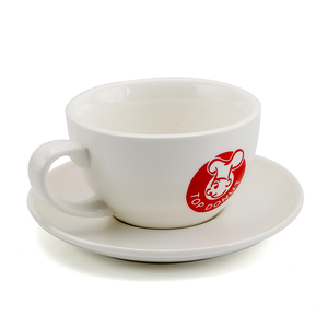 <span class=keywords><strong>Taza</strong></span> de té de cerámica <span class=keywords><strong>y</strong></span> platillo, Juego de platillos blancas con tazas de <span class=keywords><strong>café</strong></span>, capuchino, surtido personalizado - Product Image 5
