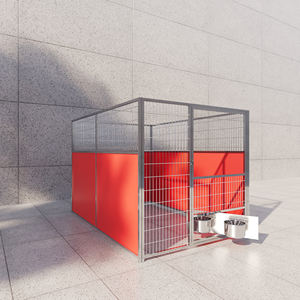 <span class=keywords><strong>2026</strong></span> Sıcak Fırsat Fabrika Yeni Tasarım Çevre Dostu Ağır Hizmet Tipi Büyük Evcil Hayvan Köpek Kulübesi Temperli Cam 304 Paslanmaz Çelik Kulübe - Product Image 2