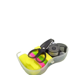 Kit de papeterie mini bureau/école combiné 6 en 1 : agrafeuse, perforatrice, distributeur de ruban adhésif, faible MOQ, nouveauté - Product Image 5