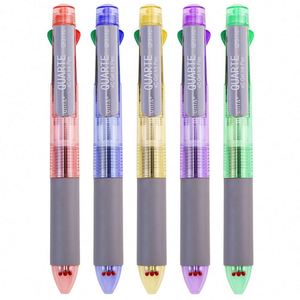 Multifunctional Stationery 4-<b>Color</b> Retractable Click Ball Point <b>Pen</b> Novelty 0.5mm Plastic <b>Pen</b> Body Multicolor Ball <b>Pen</b> 4 Colors - Product Image 3