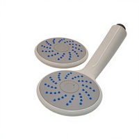 Accessoire de robinet de salle de bain à économie d'eau haute pression OEM-Pommeau de douche à effet pluie en ABS blanc Type de douche à main