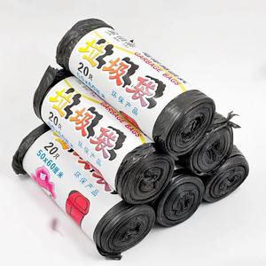 ถุงขยะแบบปากเปิดใช้แล้วทิ้ง ถุงขยะสีดำสำหรับใช้ในครัวเรือนแบบหนา ขนาดใหญ่ ขายส่งสำหรับสองคน - Product Image 4