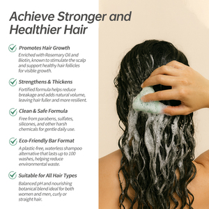 <span class=keywords><strong>แชมพู</strong></span>บาร์โรสแมรี่และไบโอตินสูตรพิเศษ สำหรับ<span class=keywords><strong>ก</strong></span>ารเจริญเติบโตของเส้นผม เสริมความแข็งแรง เพิ่มความห<span class=keywords><strong>น</strong></span>า และเพิ่มวอลลุ่ม สำหรับผู้หญิงและผู้ชาย - Product Image 3