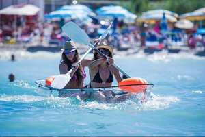 Kayak transparent Viking pour deux personnes avec fond en verre et éclairage LED, 2 pagaies, kayak transparent très vendu à <span class=keywords><strong>vendre</strong></span> - Product Image 6