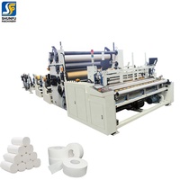 Machine automatique de fabrication de papier hygiénique Machine à rembobiner le papier hygiénique pour les rouleaux de papier hygiénique