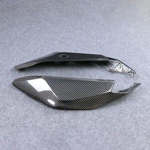 Carenados laterales traseros de fibra de carbono seca 3K para motocicleta Kawasaki ZX-10R 2021 y posteriores - Product Image 2