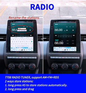 Autoradio pour <span class=keywords><strong>Renault</strong></span> Clio MK <span class=keywords><strong>5</strong></span> Android Auto Multimédia 2020 - 2024 Écran Carplay Système d'infodivertissement Multimédia Style Tesla - Product Image 4
