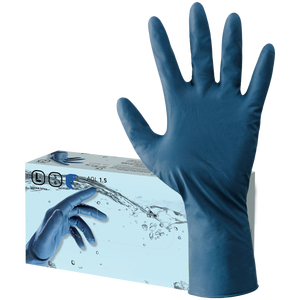 Gant en latex jetable grande taille M paquet de 50 pièces pour l'utilisation d'outils de tournage - Product Image 1