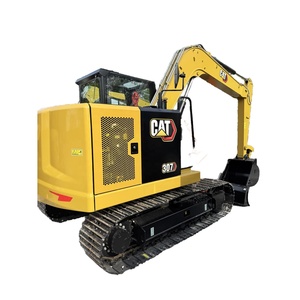 Mini-excavatrice CAT 307 d'occasion, poids opérationnel de 7 tonnes, avec godet de 0,33 m³, excavatrice hydraulique sur chenilles d'occasion, haute qualité - Product Image 1