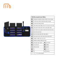 MingTu – Kit de tournevis de précision 142 pièces avec 120 embouts magnétiques, outil de réparation pour ordinateurs portables, centre de réparation, fourniture OEM