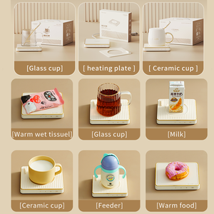 Nuovi disegni termostatico controllo della temperatura Smart Cup Warmer Mug Warm Coffee Milk Tea riscaldamento in ceramica riscaldatore Pad Warmer Mug - Product Image 4