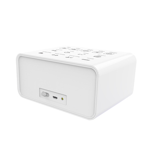 Dispositivo portátil de sonido <span class=keywords><strong>para</strong></span> <span class=keywords><strong>dormir</strong></span> alimentado por enchufe o pilas AA, precargado <span class=keywords><strong>con</strong></span> sonidos de <span class=keywords><strong>lluvia</strong></span>, olas, <span class=keywords><strong>truenos</strong></span>, ruido blanco y noche de verano. - Product Image 2
