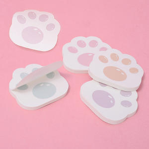 GF karikatür sevimli kedi <span class=keywords><strong>Paw</strong></span> şekilli Memo pedleri kullanımlık mesaj notları için kendinden yapışkanlı yapışkan notlar okul ofis programı hatırlatma - Product Image 1