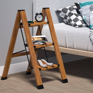 <span class=keywords><strong>Escalera</strong></span> plegable <span class=keywords><strong>de</strong></span> aluminio <span class=keywords><strong>de</strong></span> <span class=keywords><strong>3</strong></span> escalones con pedales antideslizantes Estante <span class=keywords><strong>de</strong></span> estructura <span class=keywords><strong>de</strong></span> taburete <span class=keywords><strong>de</strong></span> <span class=keywords><strong>madera</strong></span> <span class=keywords><strong>de</strong></span> diseño moderno - Product Image 6