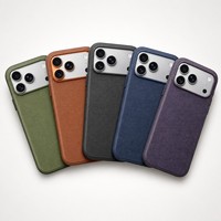 Coque TechWoven pour iPhone 17 Pro Max Pro, Étui Magnétique en Tissu avec Contrôle de l'Appareil Photo, Style Original OEM, Coque de Téléphone Tissée